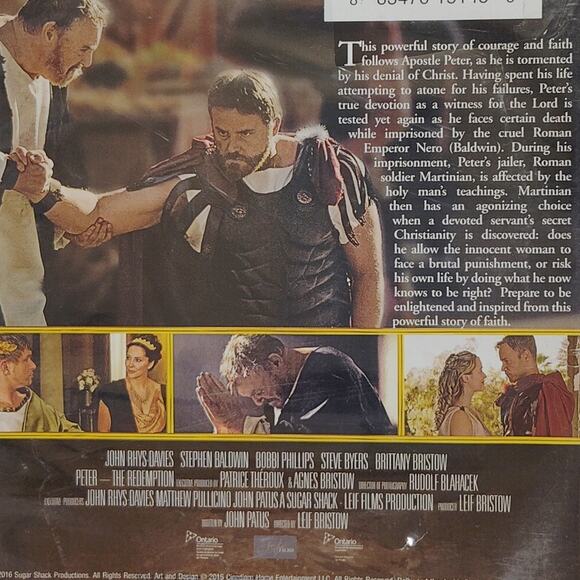 Peter: The Redemption (DVD, 2016) Christian Cinema And Biblical Storytelling - Picture 4 of 4